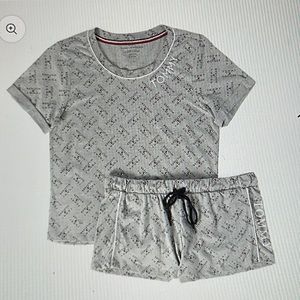 NEW Tommy Hilfiger women pajama 2 price short set BNWT
